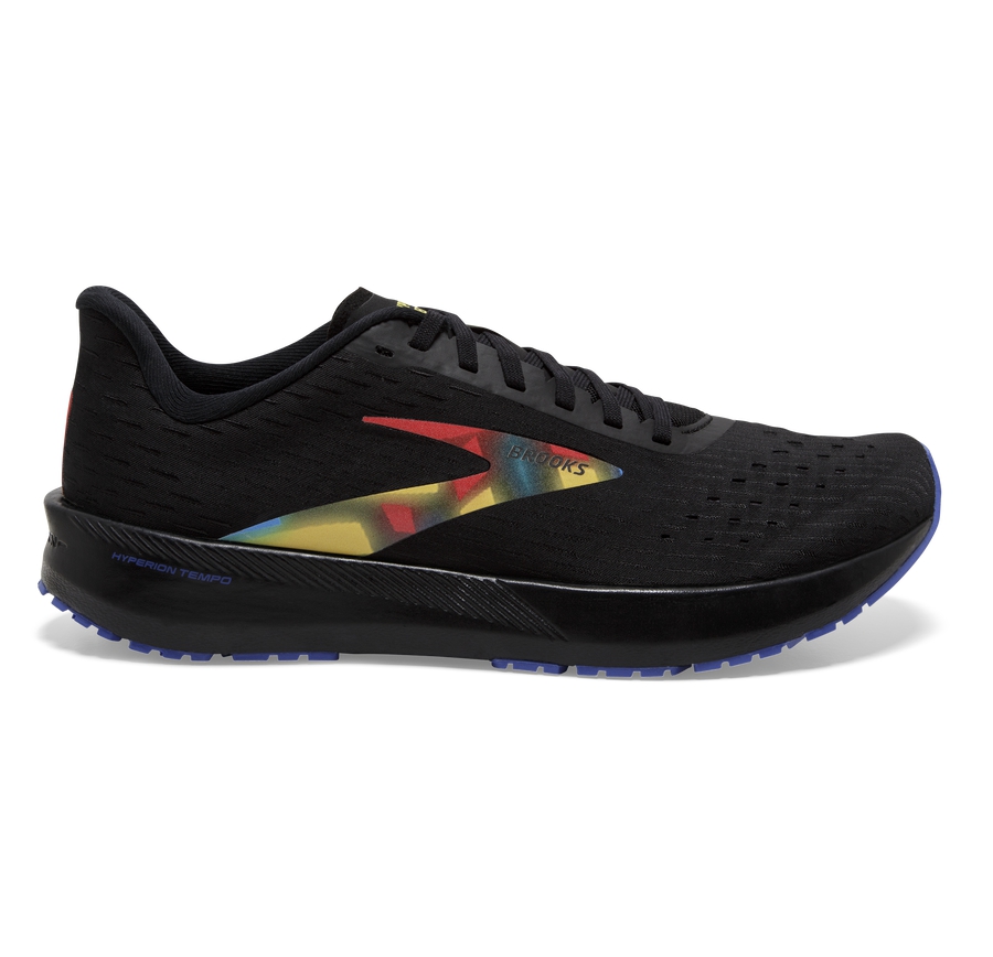 Brooks Womens Running Shoes Nz - Hyperion Tempo Black/Red/Yellow ( ABWPJ7421 )